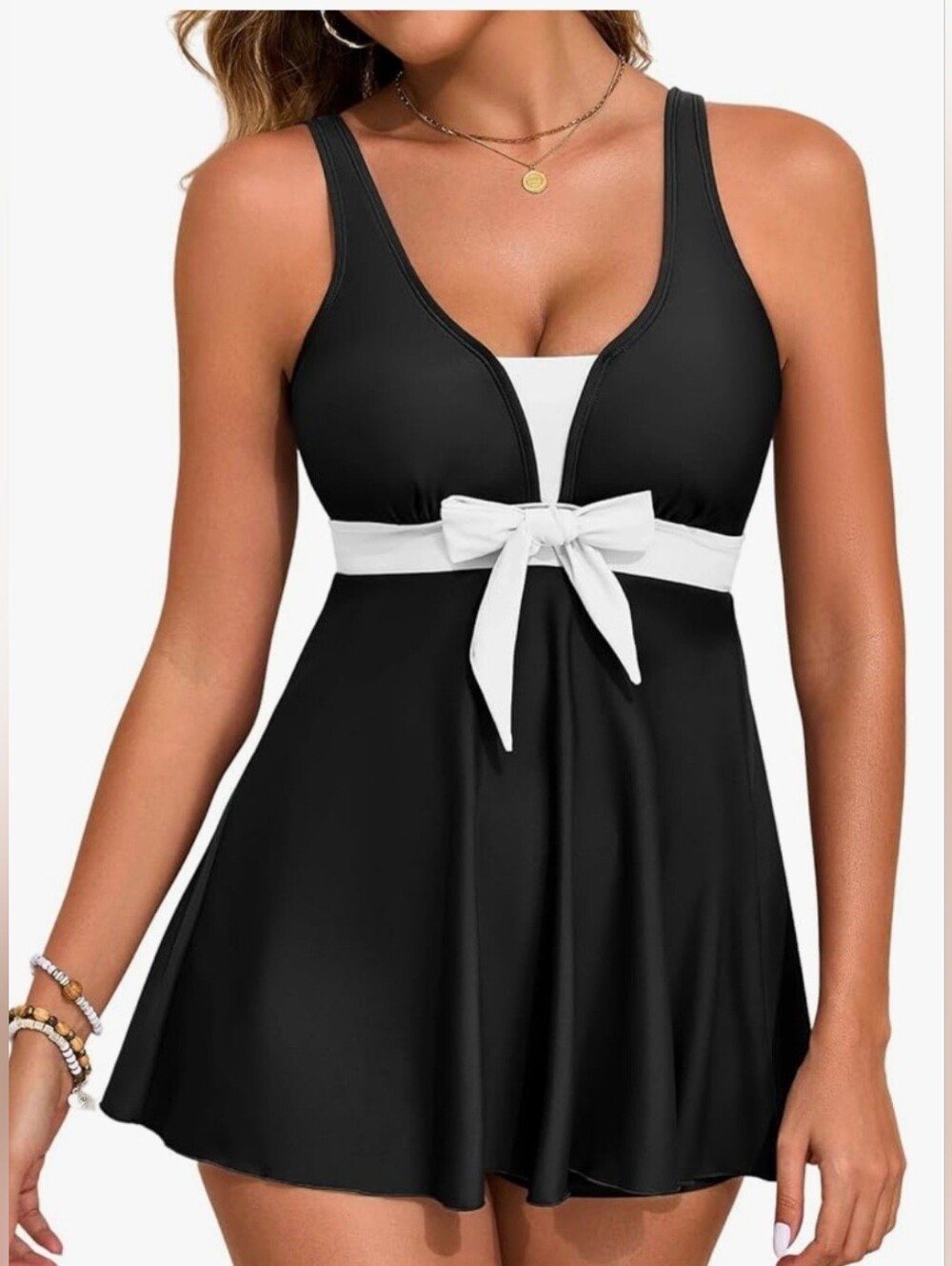 Aleumdr Women's Tankini Top